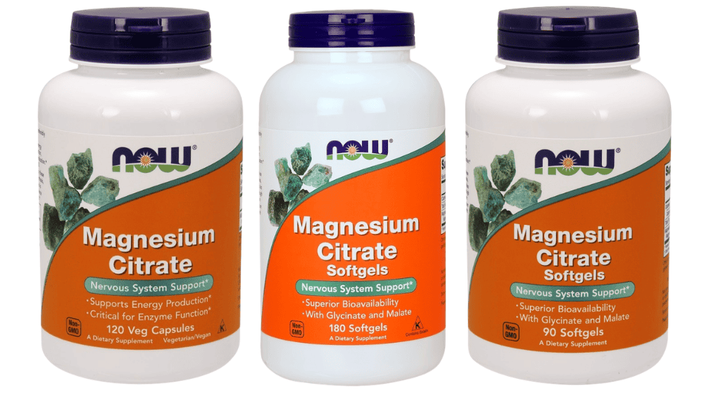 Magnesium Citrate Now Foods na Shaker