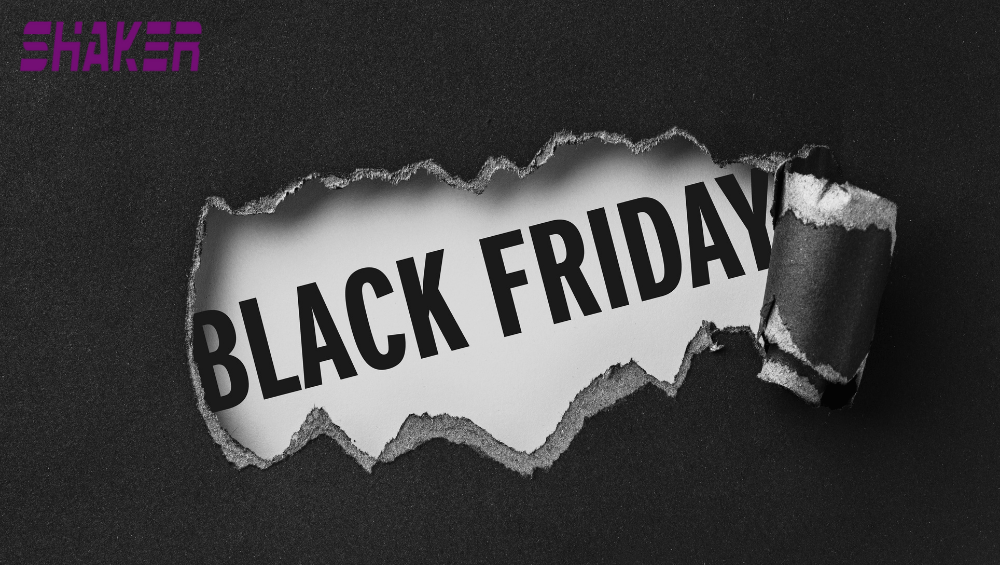 Descontos Black Friday e Promoções Shaker