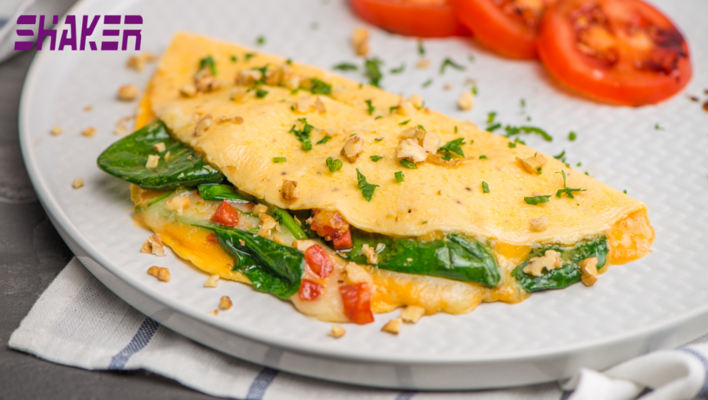 Receita Fit de Omelete de Vegetais