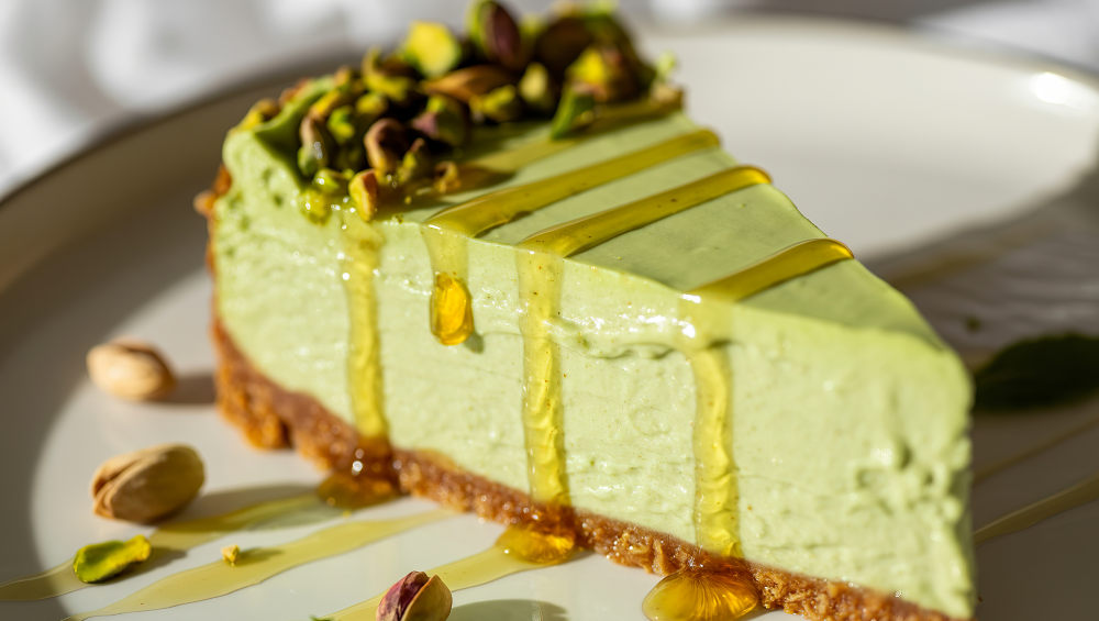 Receita de Cheesecake de Pistachio Sem Açúcar – Fácil, Rápida e Irresistível