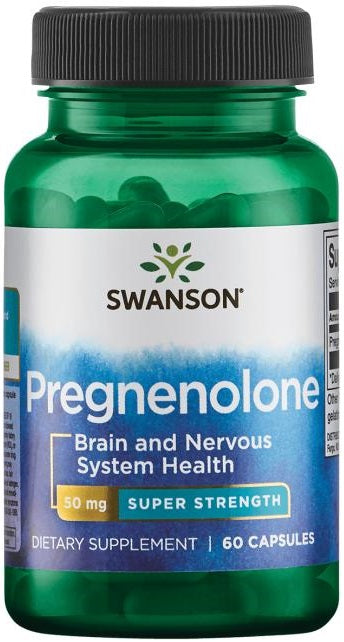 Pregnenolone, 50mg Super-Strength - 60 caps