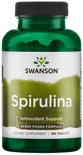 Spirulina, 500mg - 180 tablets