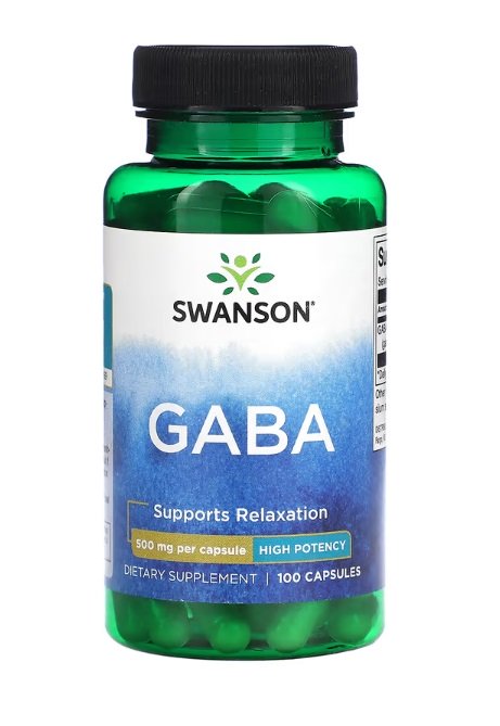 GABA, 500mg - 100 caps