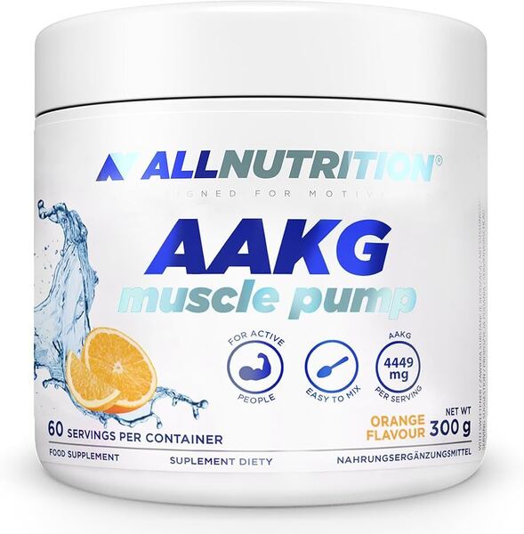 AAKG Muscle Pump, Orange - 300g