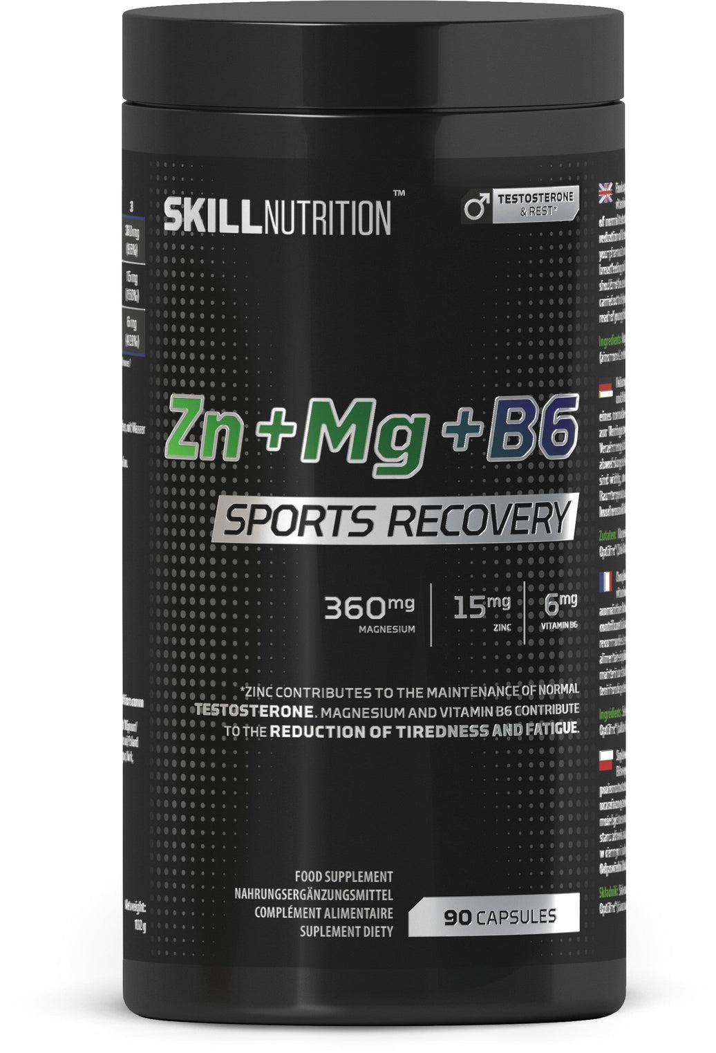 Zn + Mg + B6, Sports Recovery - 90 caps