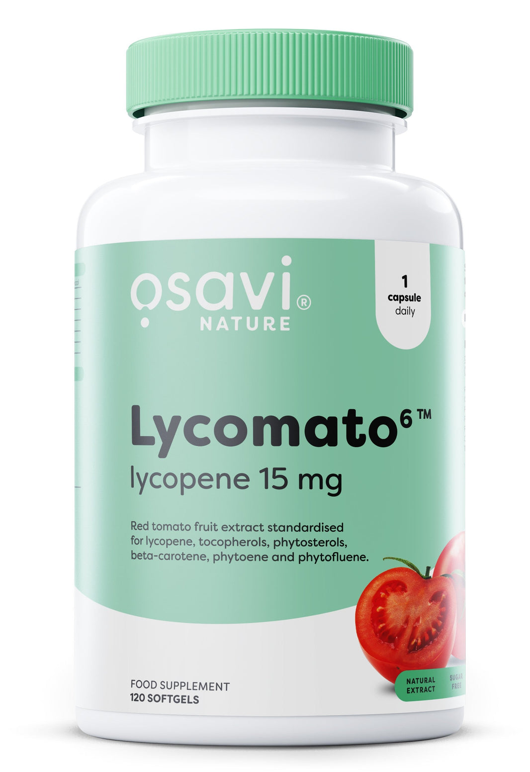 Lycomato Lycopene, 15 mg - 120 softgels