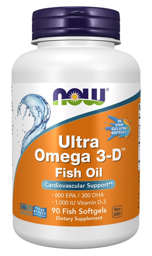 Ultra Omega 3-D (In Fish Gelatin Softgels) - 90 softgels
