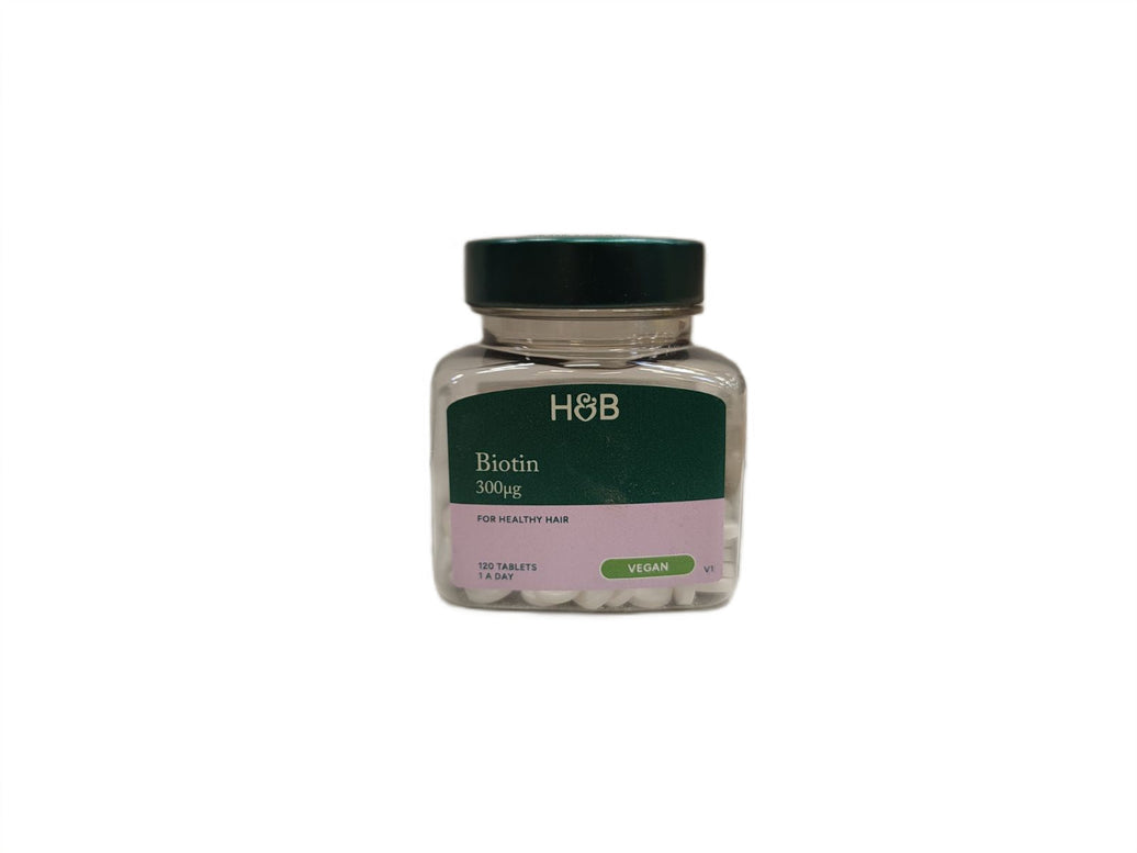 Biotin, 300mcg - 120 tablets