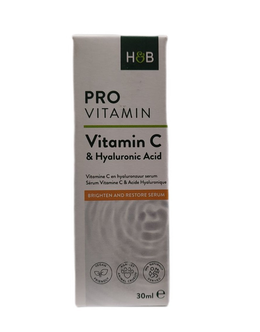 Vitamin C + Hyaluronic Acid Serum - 30 ml.