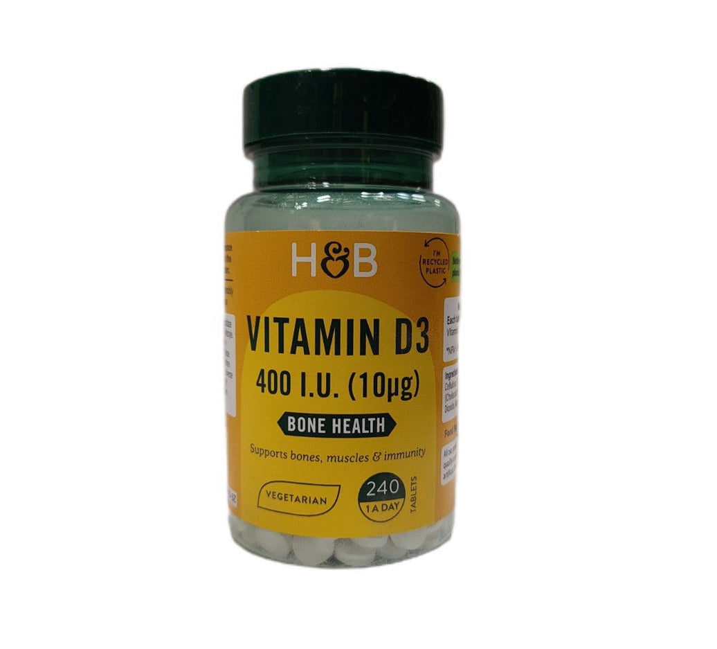 Vitamin D3, 10mcg - 240 tablets