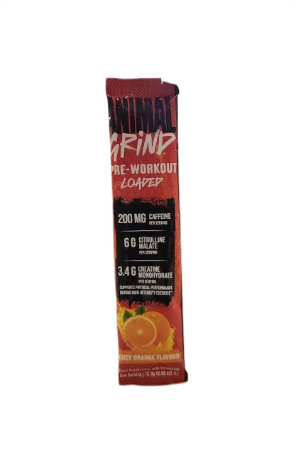 Animal Grind Pre-Workout Loaded, Juicy Orange - 15.9g (1 serving)