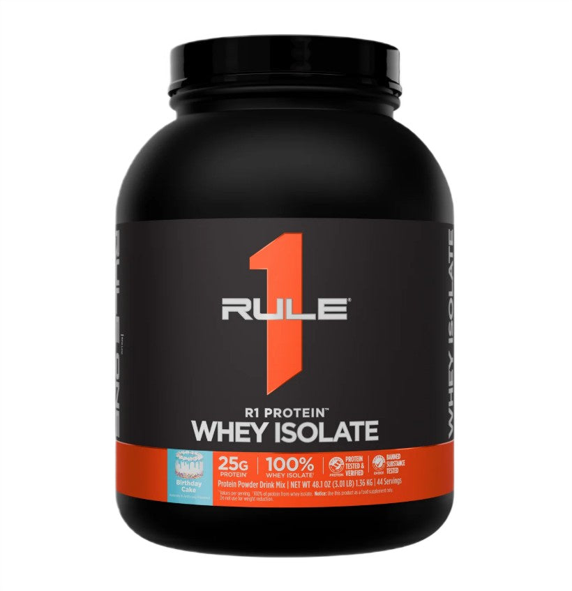 Whey Isolate, Birthday Cake - 1360g