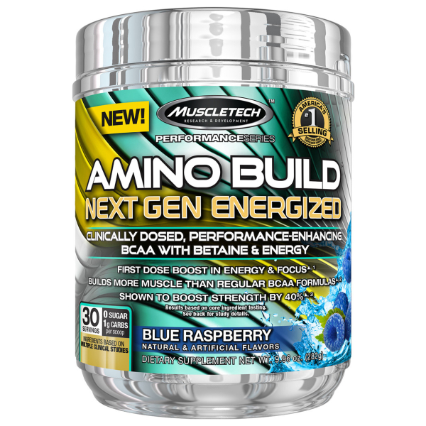 Amino Build - Next Gen Energized, Fruit Punch - 280g