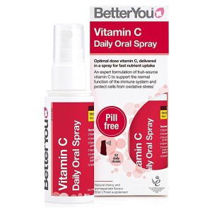 Vitamin C Daily Oral Spray, Natural Cherry and Pomegranate - 50 ml.