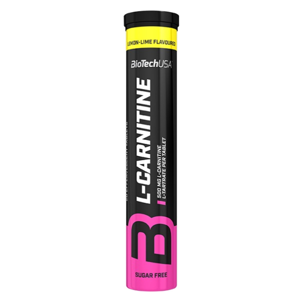 L-Carnitine Effervescent, 500mg, Lemon - 20 tabs