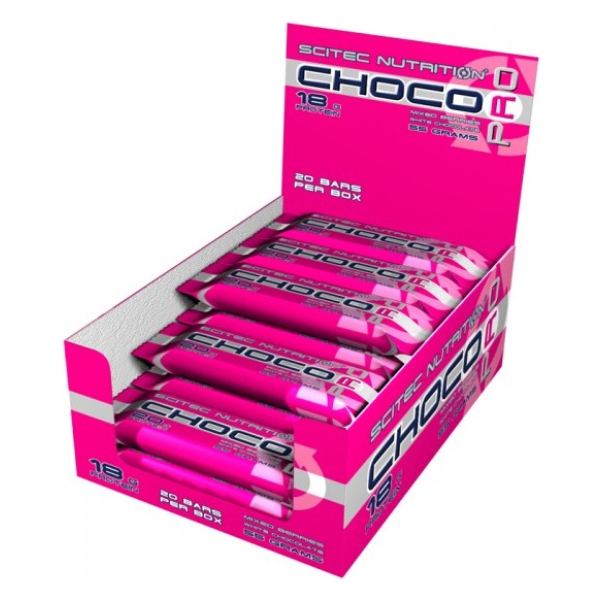 Choco Pro Bar, Mixed Berries White Chocolate - 20 x 55g