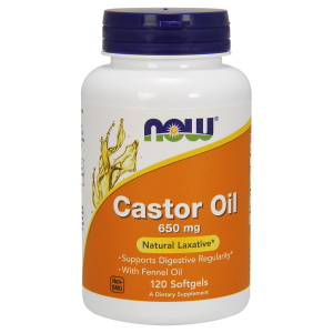 Castor Oil, 650mg - 120 softgels