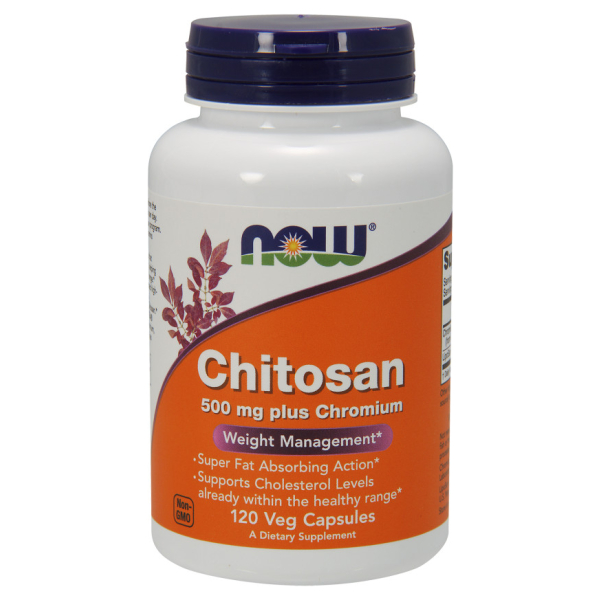 Chitosan, 500mg Plus Chromium - 120 vcaps