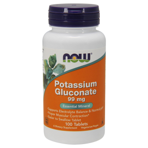 Potassium Gluconate, 99mg - 100 tablets