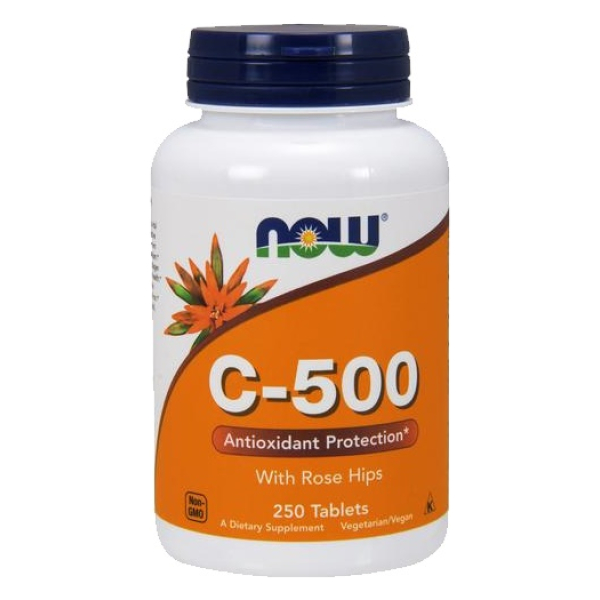 Vitamin C-500 with Rose Hips - 250 tablets