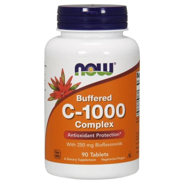 Vitamin C-1000 Complex - Buffered with 250mg Bioflavonoids - 90 tabs