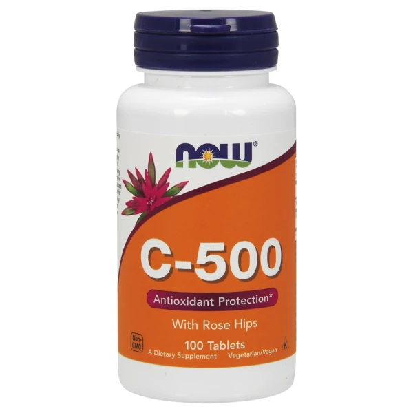 Vitamin C-500 with Rose Hips - 100 tablets