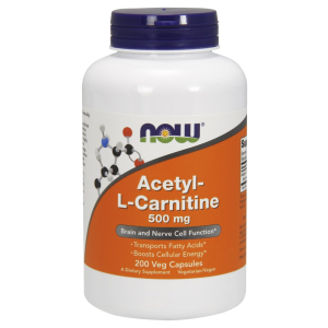 Acetyl-L-Carnitine, 500mg - 200 vcaps