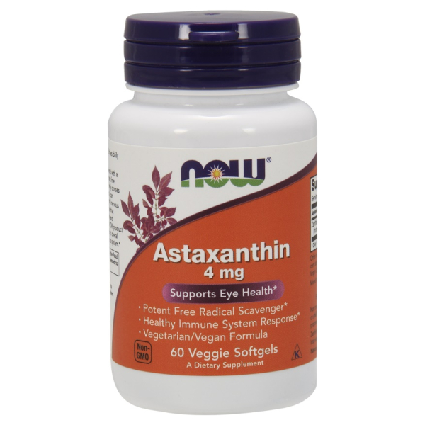 Astaxanthin, 4mg - 60 veggie softgels