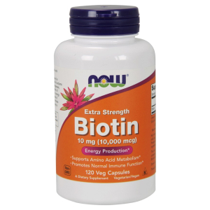 Biotin, 10mg Extra Strength - 120 vcaps