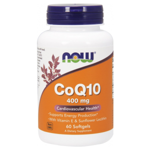 CoQ10 with Lecithin & Vitamin E, 400mg - 60 softgels