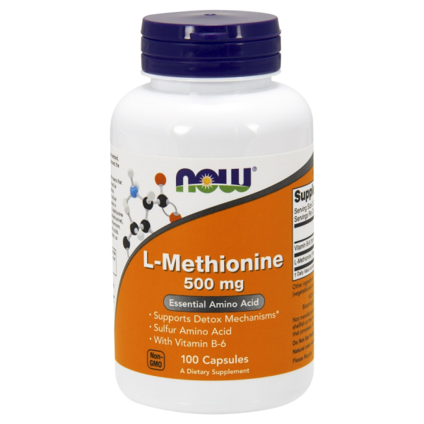 L-Methionine, 500mg - 100 caps