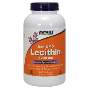 Lecithin, 1200mg Non-GMO - 200 softgels