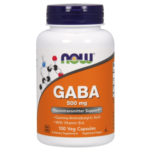 GABA with Vitamin B6, 500mg - 100 vcaps