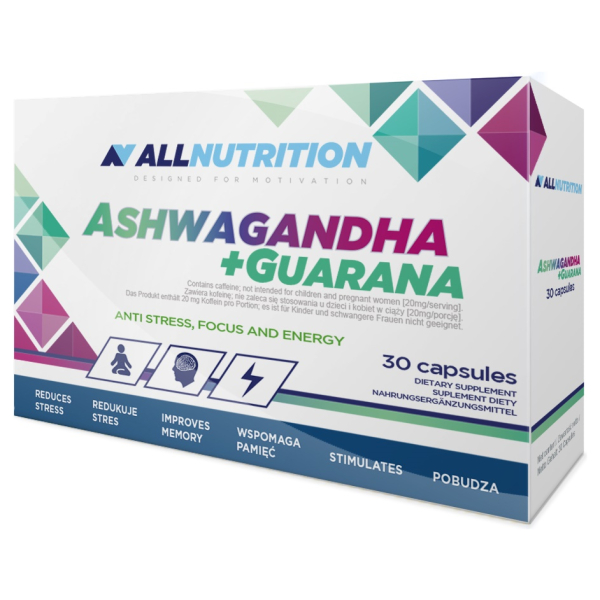 Ashwagandha + Guarana - 30 caps