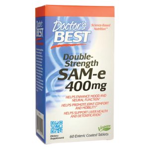 SAM-e, 400mg Double-Strength - 60 tablets