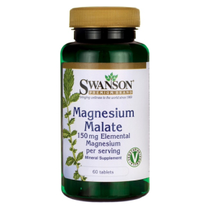 Magnesium Malate, 150mg Elemental Magnesium - 60 tabs