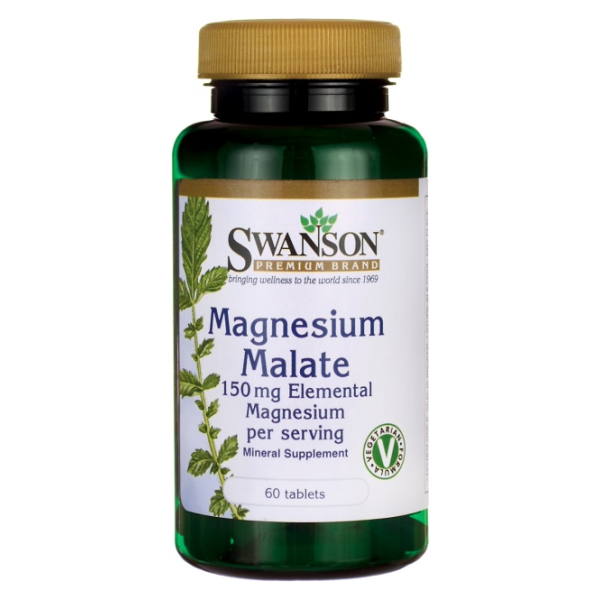 Magnesium Malate, 150mg Elemental Magnesium - 60 tabs