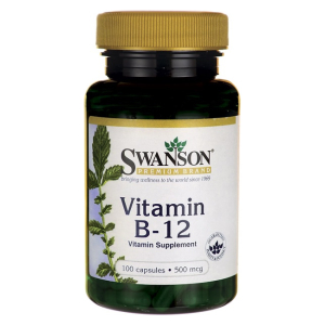Vitamin B-12, 500mcg - 100 caps
