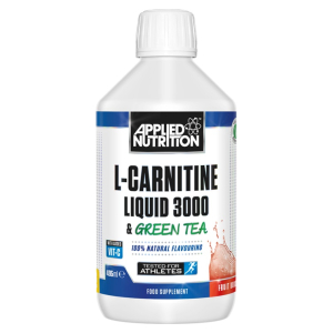 L-Carnitine Liquid 3000 & Green Tea, Sour Apple - 495 ml.