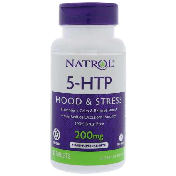 5-HTP Time Release, 200mg - 30 tabs