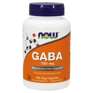 GABA, 750mg - 100 vcaps