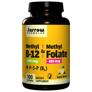 Methyl B-12 & Methyl Folate, 400mcg Lemon - 100 Lozenges