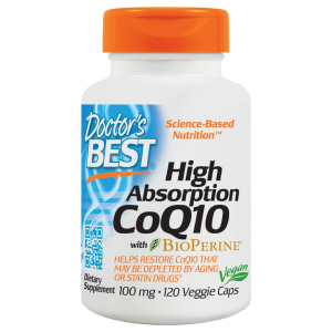 High Absorption CoQ10 with BioPerine, 100mg - 120 vcaps