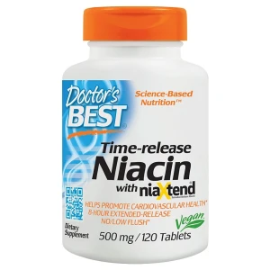 Time-release Niacin with niaXtend, 500mg - 120 tabs