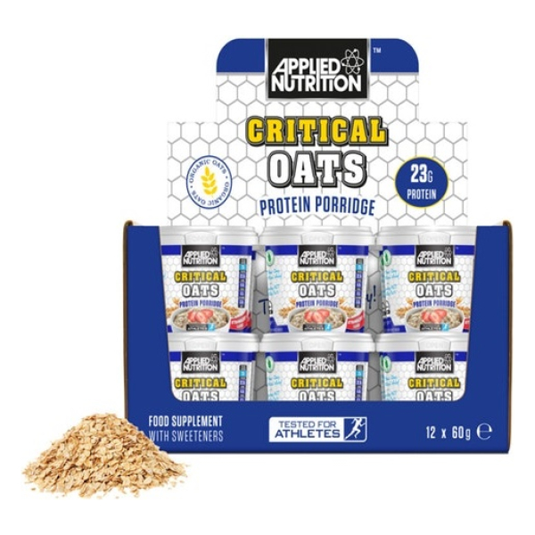 Critical Oats Protein Porridge, Blueberry - 12 x 60g