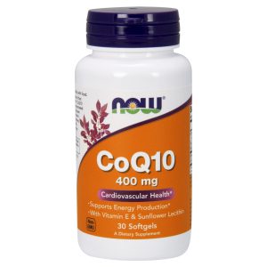 CoQ10 with Vitamin E & Sunflower Lecithin, 400mg - 30 softgels