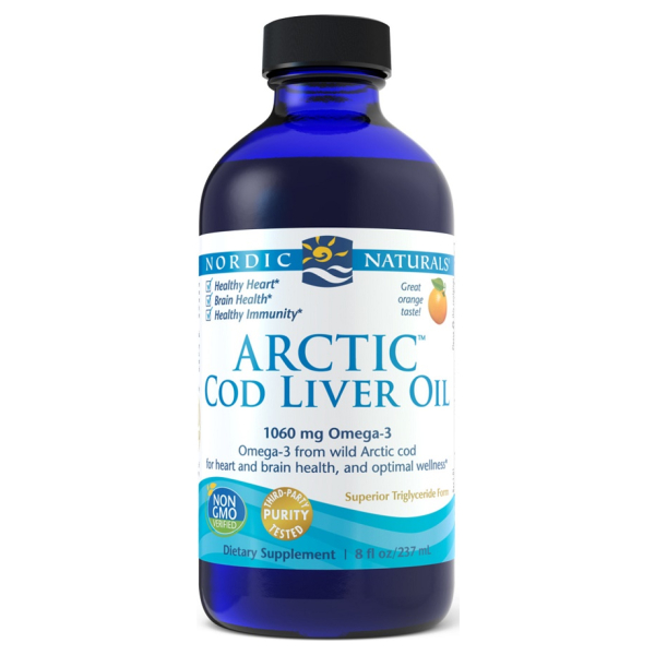 Arctic Cod Liver Oil, 1060mg Orange - 237 ml.