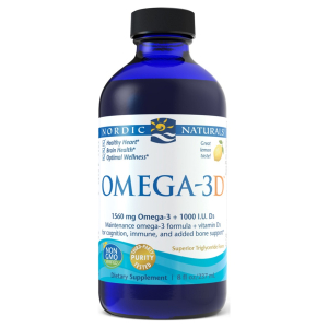 Omega-3D, 1560mg Lemon - 237 ml.