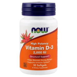 Vitamin D-3, 2000 IU - 30 softgels