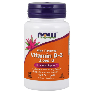 Vitamin D-3, 2000 IU - 120 softgels